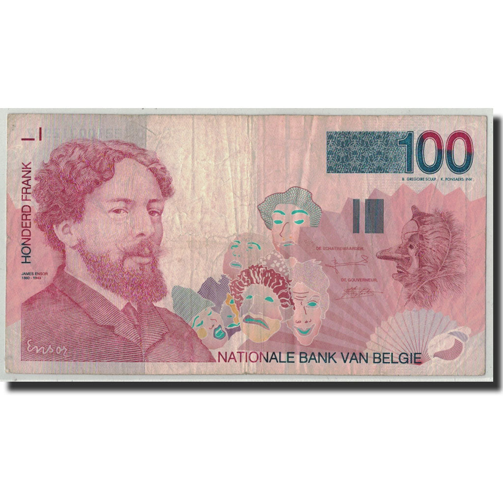 Banknote, Belgium, 100 Francs, Undated (1995-2001), KM:147, F(12-15)