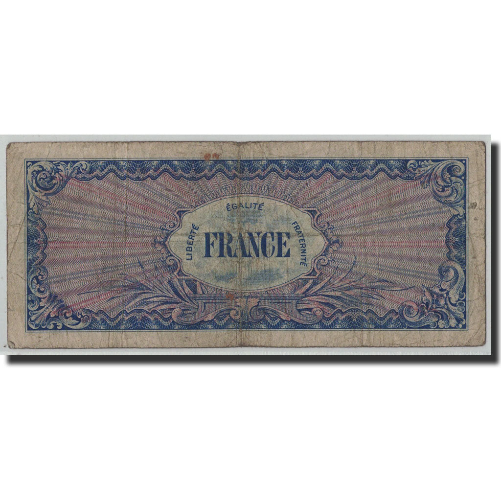 France, 100 Francs, 1945 Verso France, 1944, F(12-15), Fayette:VF25.7, KM:123b