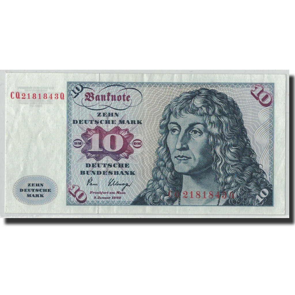 Banknote, GERMANY - FEDERAL REPUBLIC, 10 Deutsche Mark, 1980, 1980-01-01