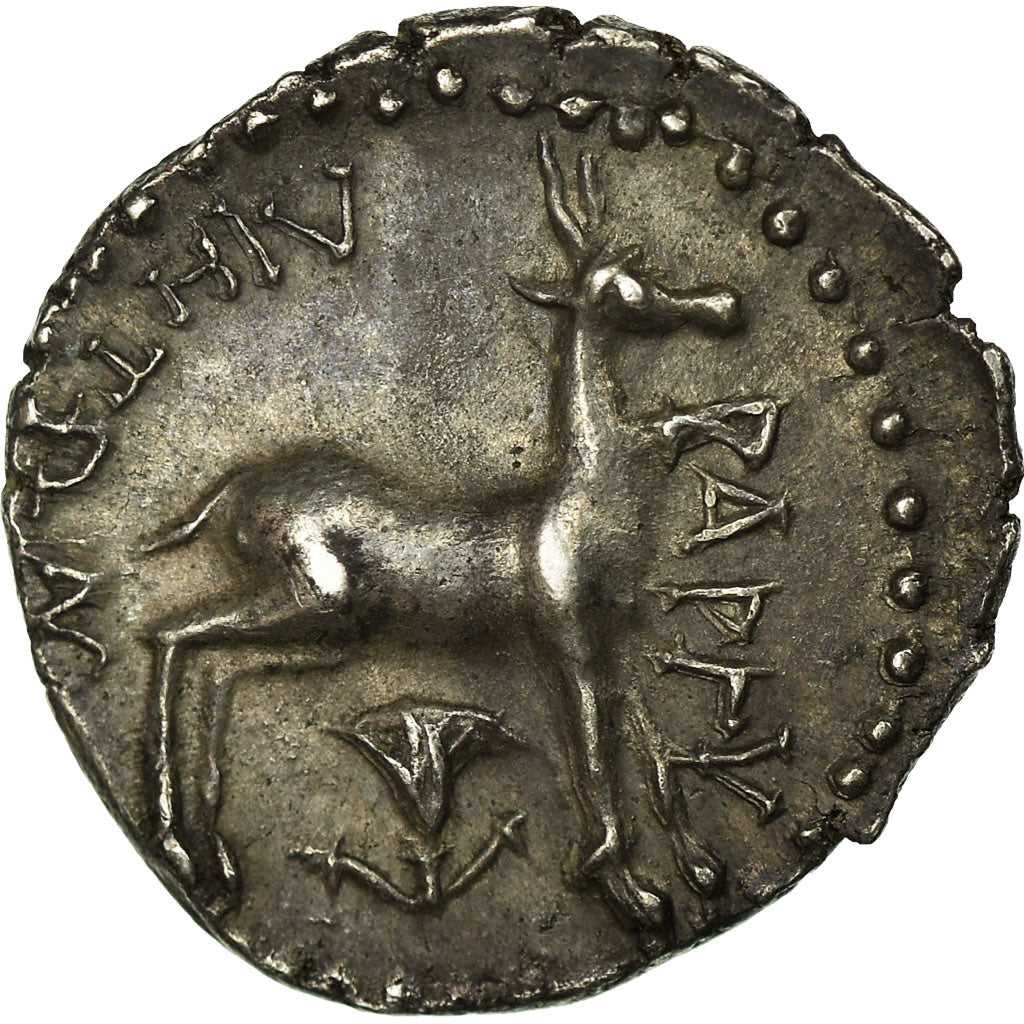 Coin, Caria, Bargylia, Artemis, Hemidrachm, Bargylia, MS(63), Silver