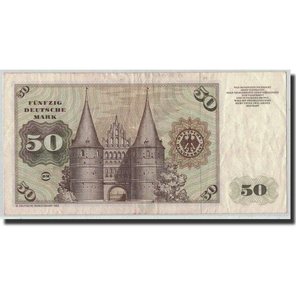 Banknote, GERMANY - FEDERAL REPUBLIC, 50 Deutsche Mark, 1980, 1980-01-02