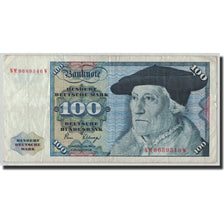 Banconote, GERMANIA - REPUBBLICA FEDERALE, 100 Deutsche Mark, 1980, KM:34d