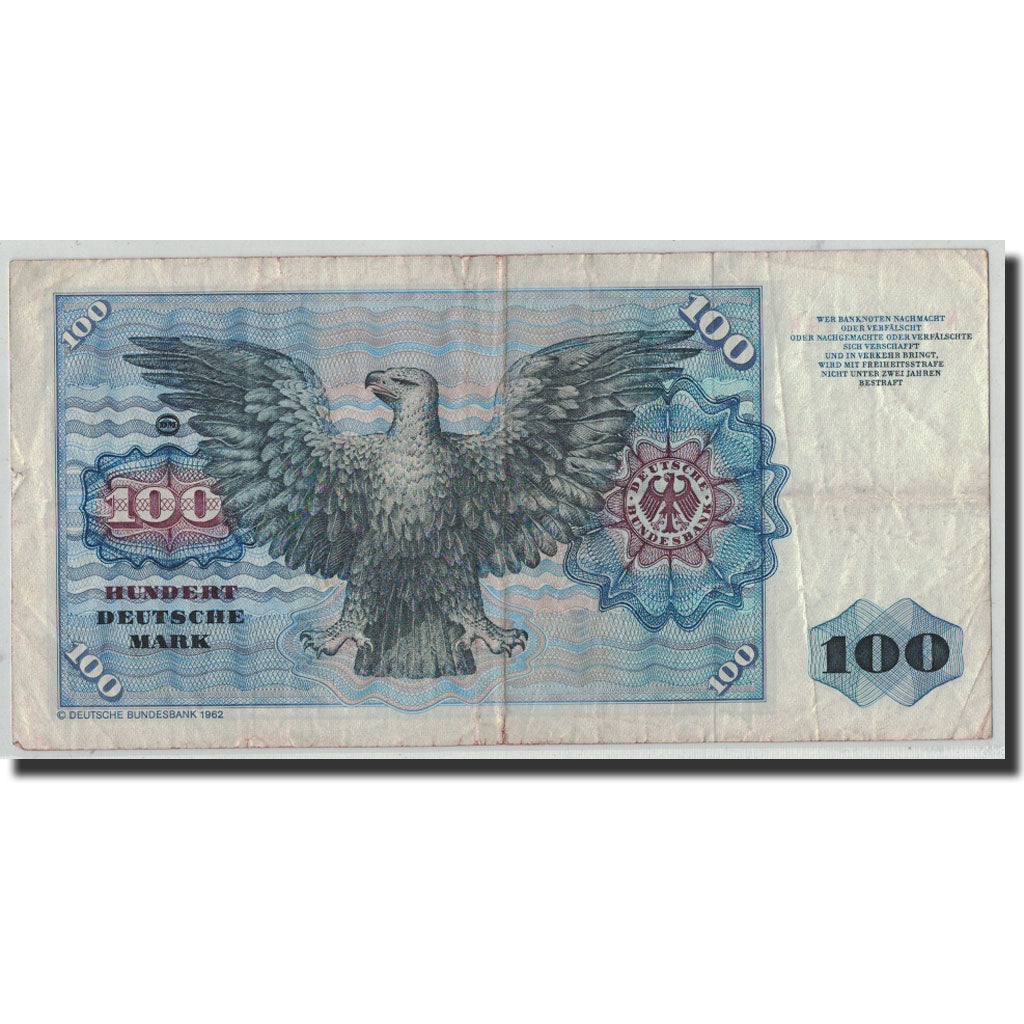 Banknote, GERMANY - FEDERAL REPUBLIC, 100 Deutsche Mark, 1980, 1980-01-02