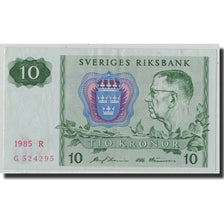 Geldschein, Schweden, 10 Kronor, 1985, KM:52d, SS