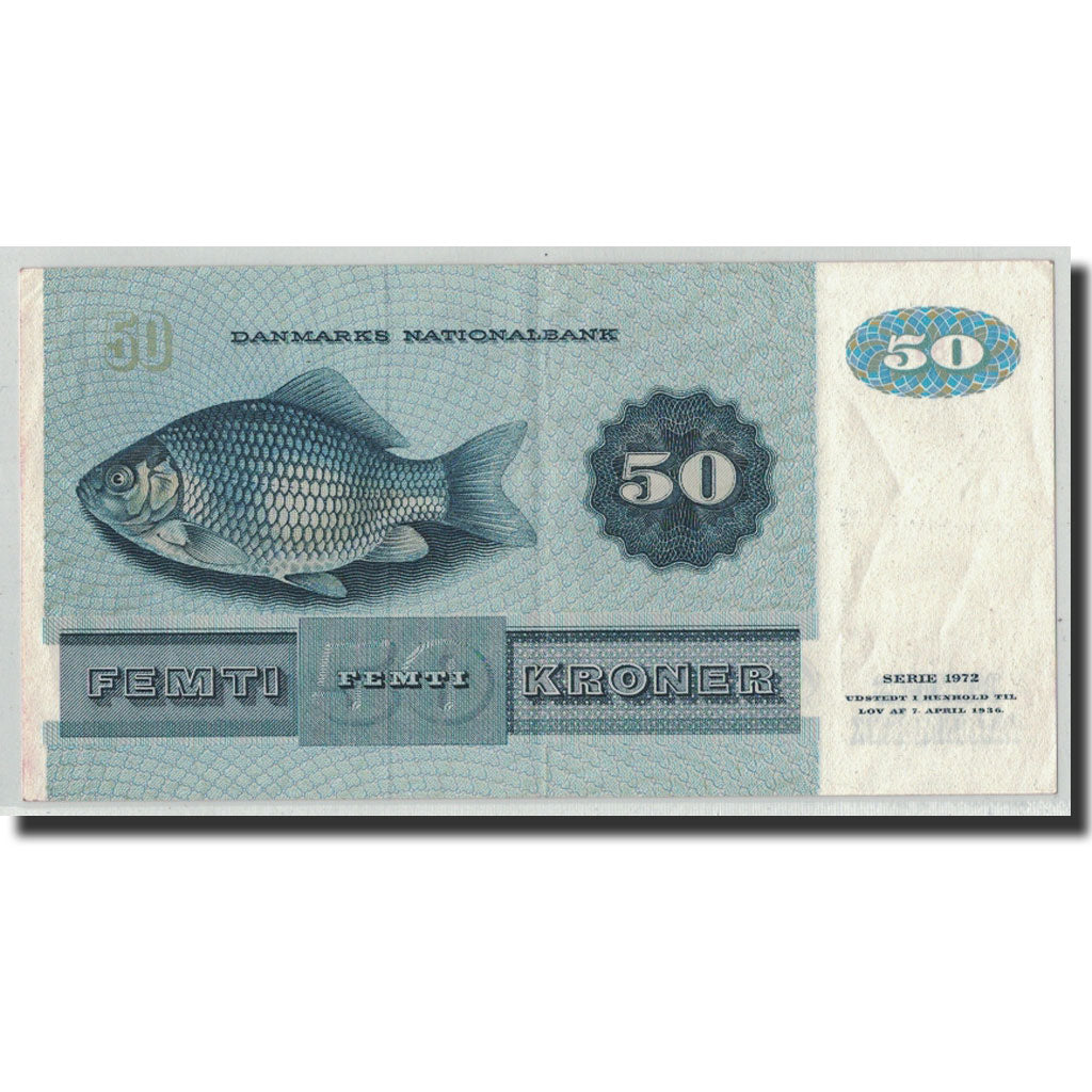 Banknote, Denmark, 50 Kroner, 1984, KM:50f, VF(30-35)