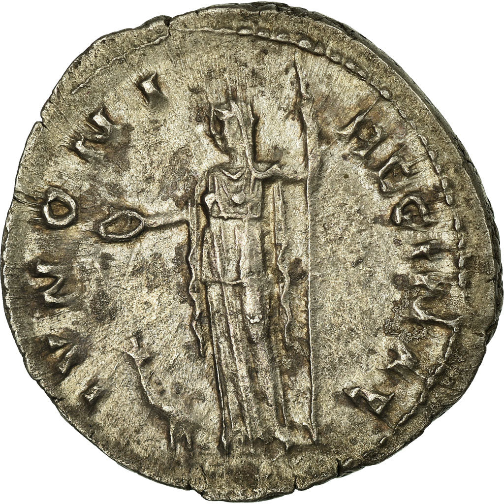 Coin, Faustina I, Denarius, Roma, AU(55-58), Silver