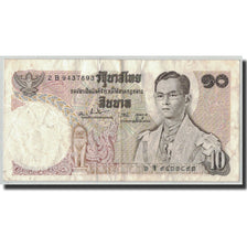 Geldschein, Thailand, 10 Baht, Undated (1969-78), KM:83a, S+