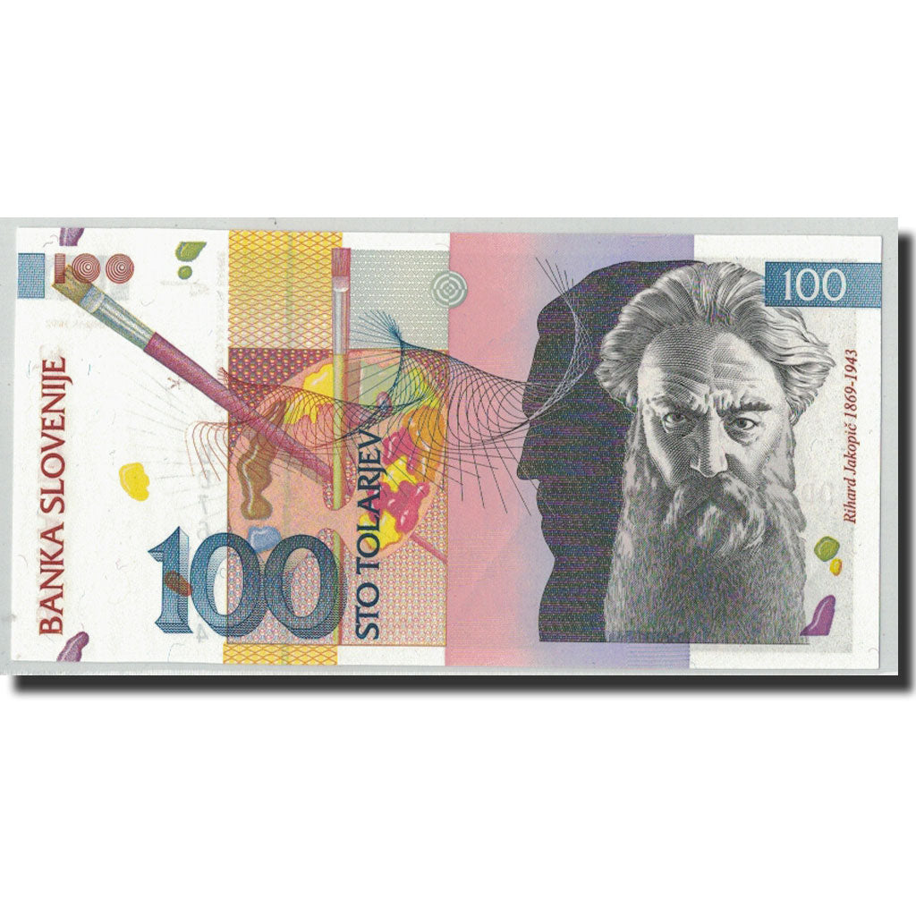 Banknote, Slovenia, 100 Tolarjev, 1992, 1992-01-15, KM:14A, UNC(65-70)