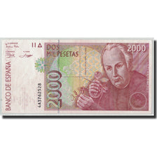 Banknote, Spain, 2000 Pesetas, 1992, 1992-04-24, KM:164, AU(55-58)
