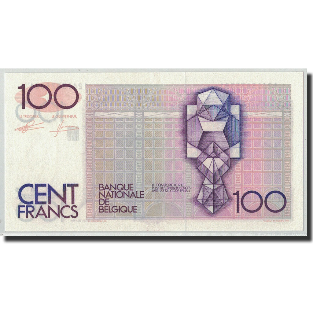 Banknote, Belgium, 100 Francs, Undated (1981-82), KM:142a, UNC(65-70)