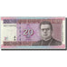 Billet, Lithuania, 20 Litu, 2007, KM:69, NEUF