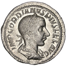 Coin, Gordian III, Denarius, 238-244, Roma, AU(55-58), Silver, RIC:131