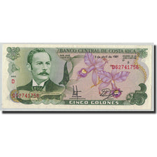 Banconote, Costa Rica, 5 Colones, 1991, 1991-04-03, KM:236e, FDS