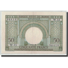 Billete, 50 Francs, 1949, Marruecos, 1949-12-02, KM:44, EBC+