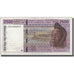 Banknote, West African States, 2500 Francs, 1992, KM:612Ha, AU(55-58)