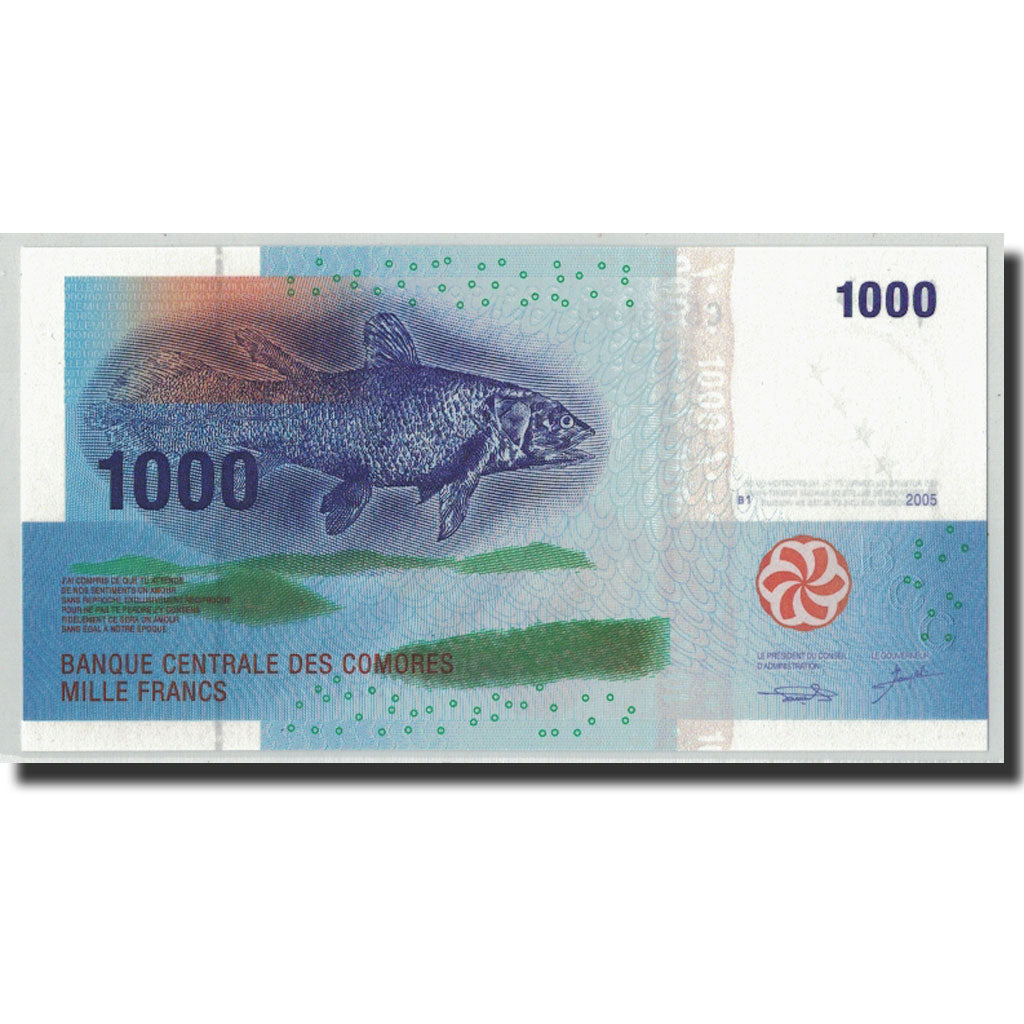 Banconote, Comore, 1000 Francs, 2005, KM:16, FDS
