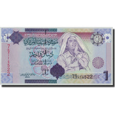 Biljet, Libië, 1 Dinar, 1988, KM:54, NIEUW