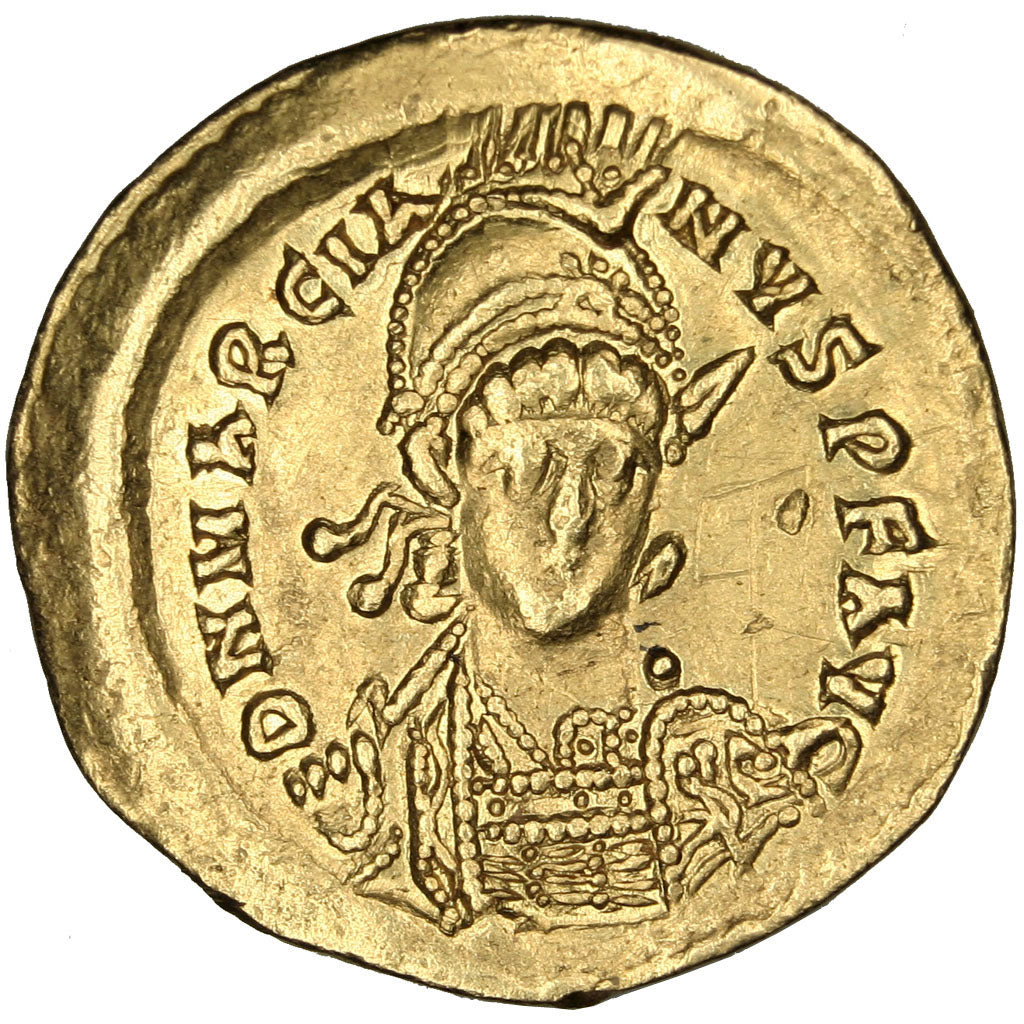 Marcia, Solidus, Constantinople, BB+, Oro