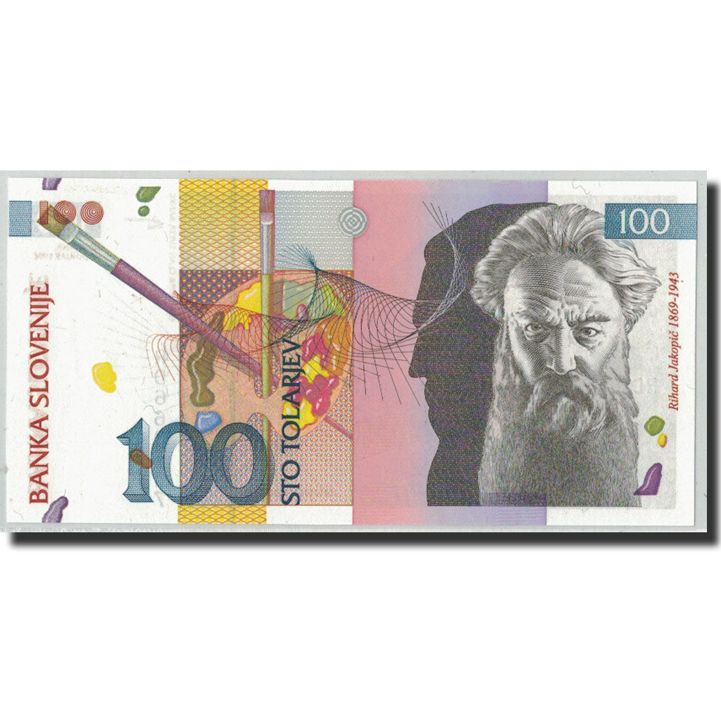 Banconote, Slovenia, 100 Tolarjev, 1992, 1992-01-15, KM:14A, FDS