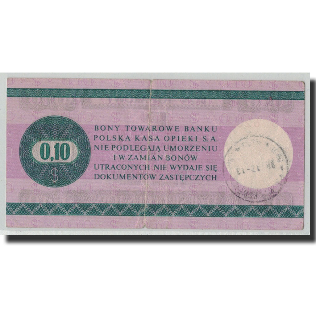 Banknote, Poland, 10 Cents, 1979, 1979-10-01, KM:FX37, VF(30-35)