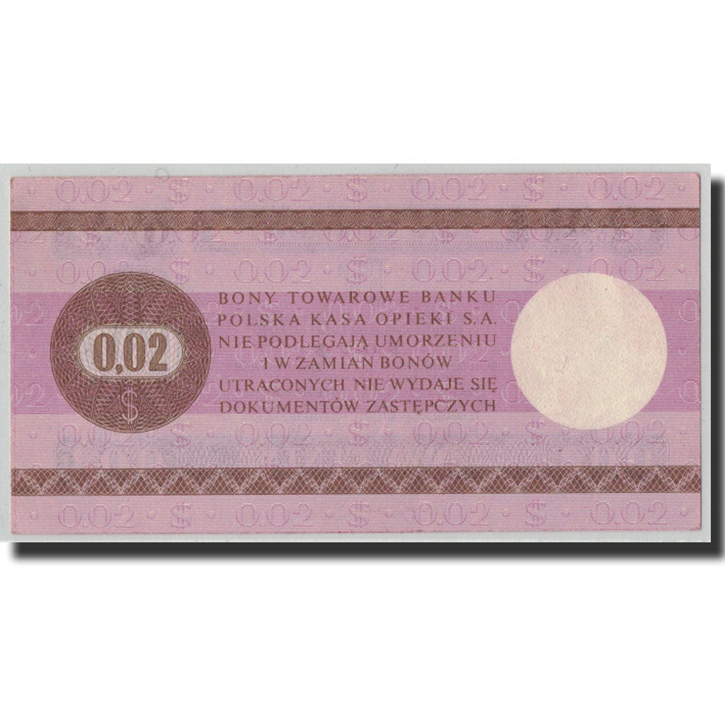 Banknote, Poland, 2 Cents, 1979, 1979-10-01, KM:FX35, AU(55-58)