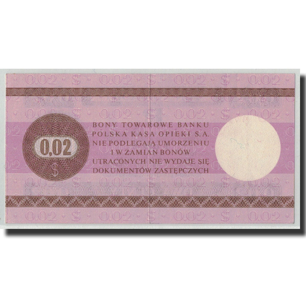 Banknote, Poland, 2 Cents, 1979, 1979-10-01, KM:FX35, AU(55-58)