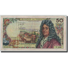 France, 50 Francs, 50 F 1962-1976 ''Racine'', 1974, 1974-02-07, VF(20-25)