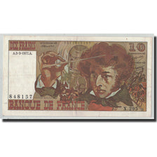 Francja, 10 Francs, Berlioz, 1977, 1977-03-03, AU(50-53), Fayette:63.21, KM:150c