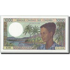 Biljet, Comoros, 1000 Francs, Undated (1994), KM:11b, NIEUW