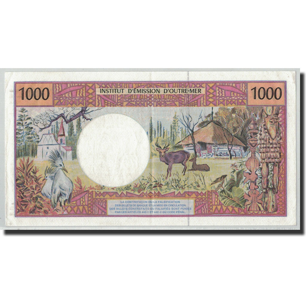 Banknote, French Pacific Territories, 1000 Francs, Undated (1996), KM:2b