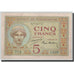 Geldschein, Madagascar, 5 Francs, Undated (ca.1937), KM:35, VZ+