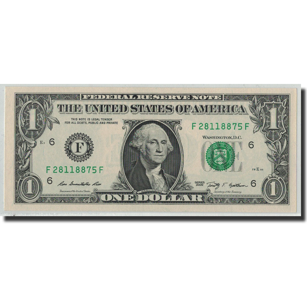 Banknote, United States, One Dollar, 2009, KM:4916, UNC(65-70)
