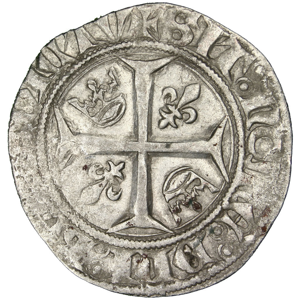 Coin, France, Blanc, Angers, VF(30-35), Billon, Duplessy:377A