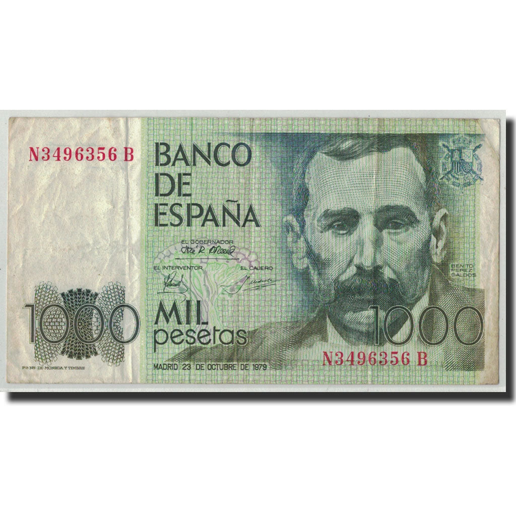 Banknote, Spain, 1000 Pesetas, 1979, 1979-10-23, KM:158, VF(20-25)