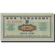 Geldschein, Polen, 1 Cent, 1969, KM:FX21, S