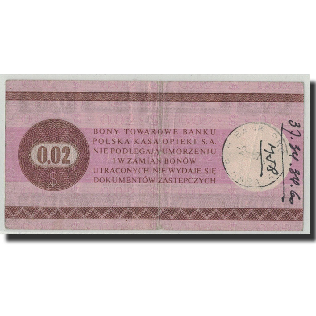 Banknote, Poland, 2 Cents, 1979, KM:FX35, VF(20-25)