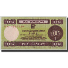 Geldschein, Polen, 5 Cents, 1979, KM:FX36, S+