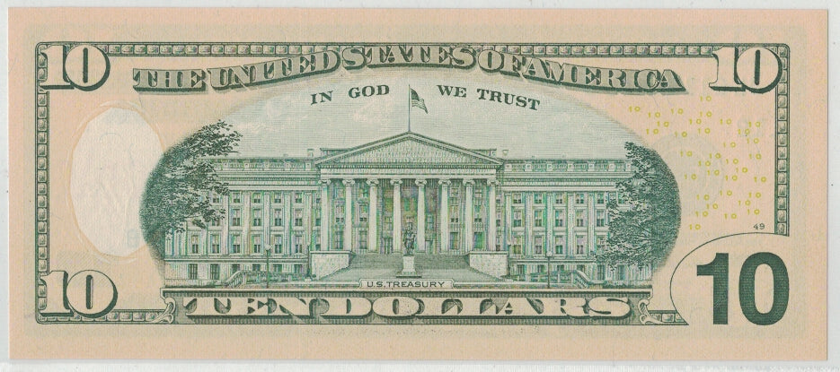 Banknote, United States, Ten Dollars, 2009, KM:New, UNC(65-70)