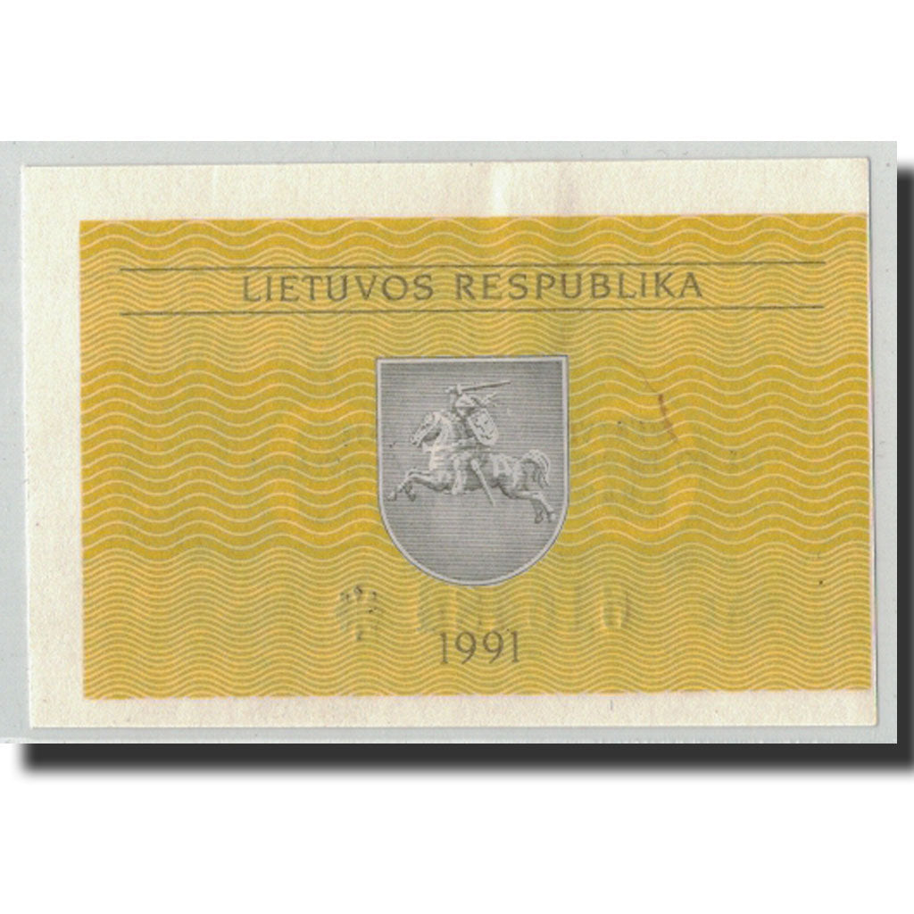 Banknote, Lithuania, 0.10 Talonas, 1991, KM:29b, UNC(60-62)