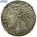 Moneta, Southwestern Gaul, Drachm, gradacja, NGC, Ch XF, EF(40-45), Srebro