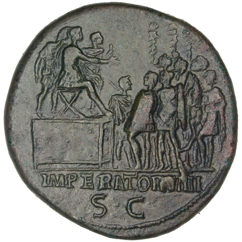 Coin, Trajan, Sestertius, Roma, AU(50-53), Bronze