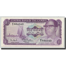 Biljet, Gambia, 1 Dalasi, Undated (1971-72), KM:4g, TTB