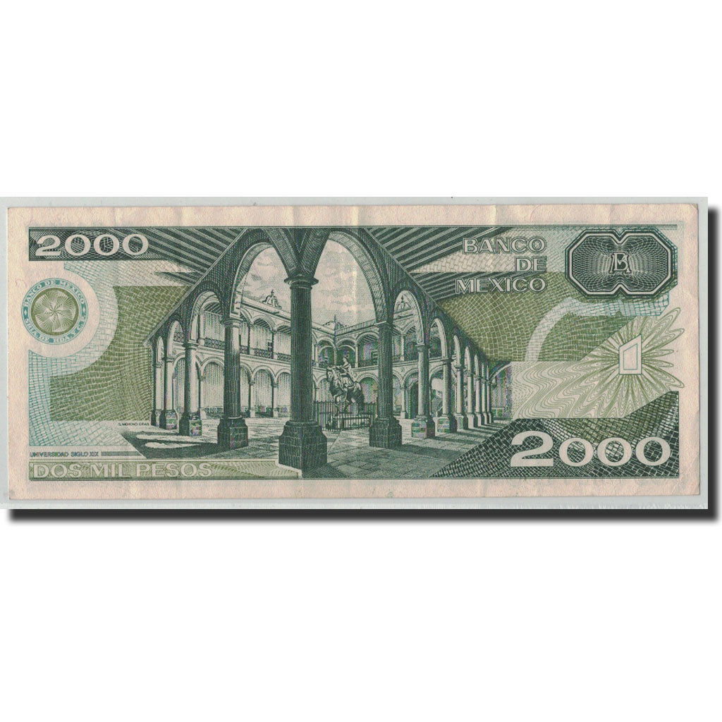 Banknote, Mexico, 2000 Pesos, 1984, 1984-08-07, KM:82b, VF(30-35)