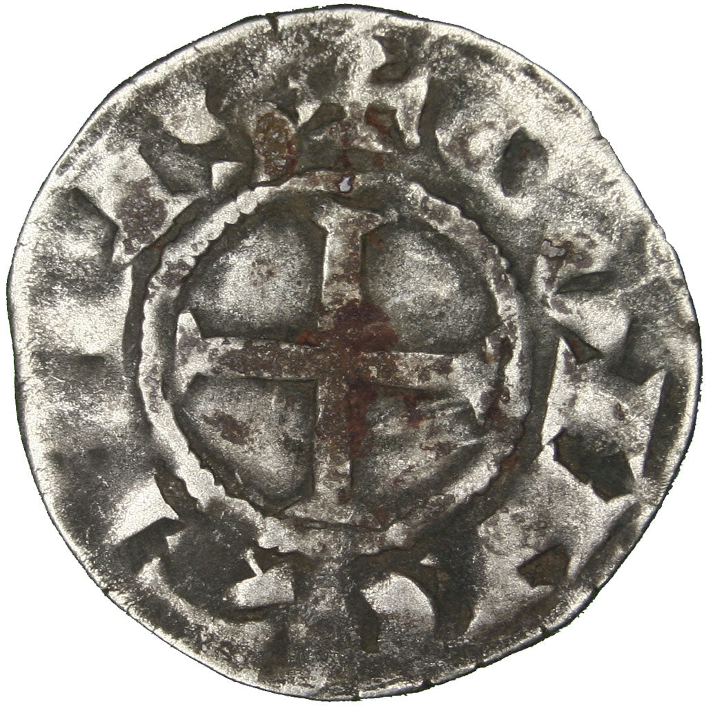 FRANCE, Denarius, Guingamp, VF(30-35), Silver, Boudeau #30, 0.88