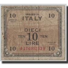 Banknote, Italy, 10 Lire, 1943, KM:M13a, F(12-15)