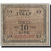 Banknote, Italy, 10 Lire, 1943, KM:M13a, F(12-15)
