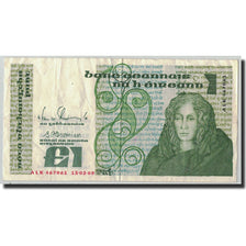 Geldschein, Ireland - Republic, 1 Pound, 1989, 1989-02-15, KM:70d, S+