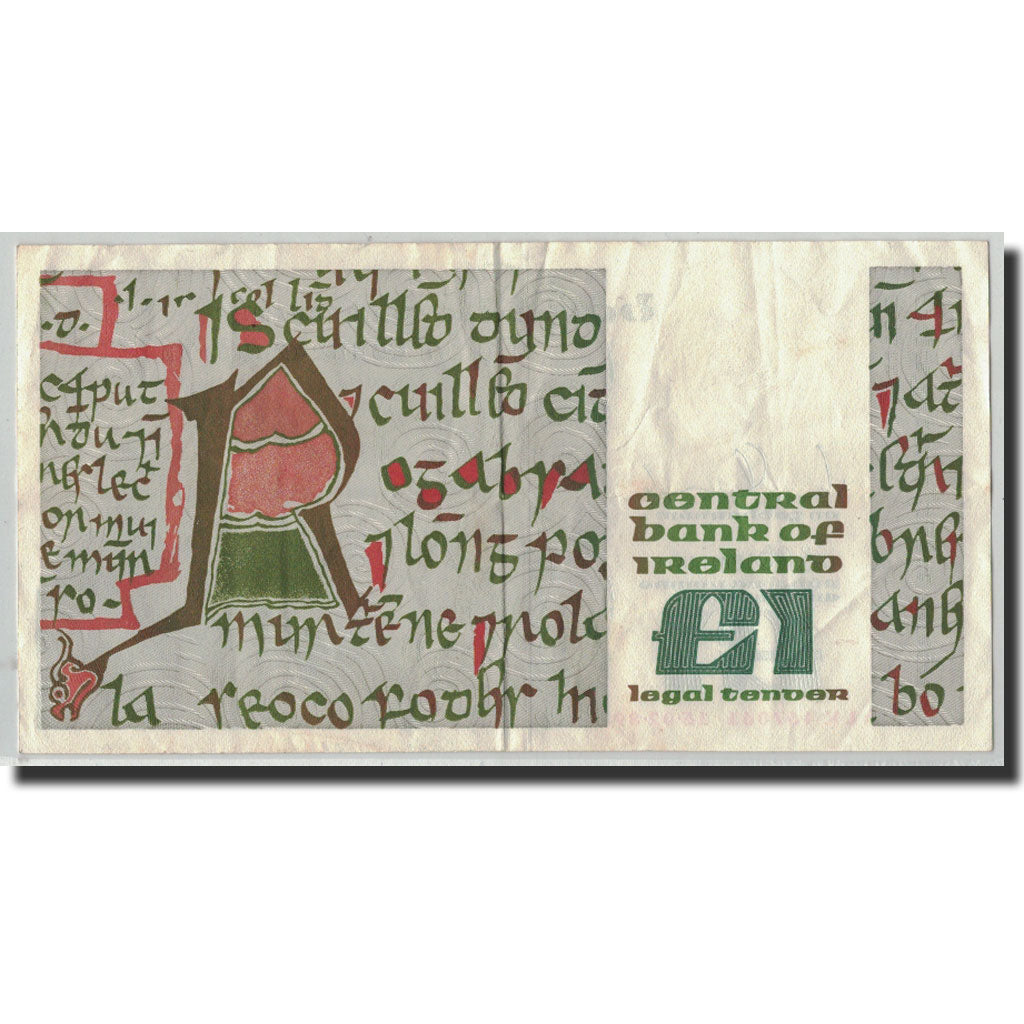 Banknote, Ireland - Republic, 1 Pound, 1989, 1989-02-15, KM:70d, VF(30-35)