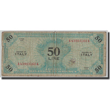 Banknote, Italy, 50 Lire, 1943, KM:M14A, VG(8-10)