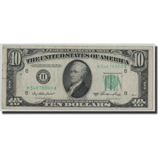 Billet, États-Unis, Ten Dollars, 1950A, KM:2106, TB